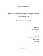 Referāts 'Sporta nozīme jauniešu brīvā laika pavadīšanā', 1.