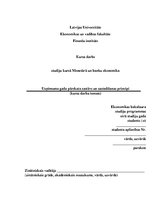 Prakses atskaite 'Uzņēmuma gada pārskata sastāvs un sastadīšanas principi', 1.