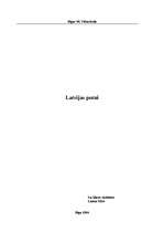 Konspekts 'Latvijas putni - baltā cielava, rubenis un baltais stārķis', 1.