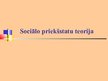 Prezentācija 'Sociālo priekšstatu teorija', 1.