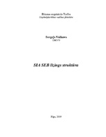 Referāts 'SIA "SEB līzings" struktūra', 1.
