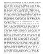 Eseja 'How is Italy and / or being Italian portrayed in the stories you have studied co', 1.