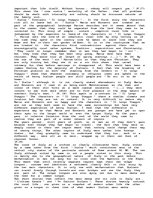 Eseja 'How is Italy and / or being Italian portrayed in the stories you have studied co', 2.