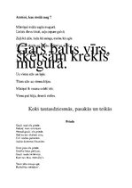 Konspekts 'Koki mūsu apkārtnē', 8.