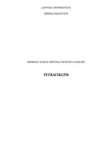 Referāts 'Tetraciklīni', 1.