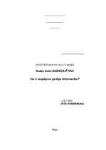 Referāts 'Vai ir iespējama godīga tirdzniecība?', 1.