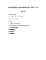 Konspekts 'Makroekonomikas pamatrādītāji', 1.