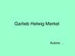 Prezentācija 'Garlieb Helwig Merkel Biographie', 1.