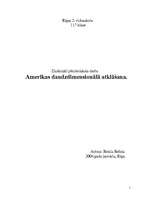 Referāts 'Amerikas daudzdimensionālā atklāšana', 1.