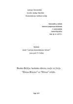Referāts 'Bankas "Baltija" bankrota sākuma atspoguļojums maija un jūnija avīzēs "Dienas Bi', 1.