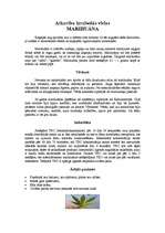 Referāts 'Atkarību izraisošās vielas. Marihuāna', 1.