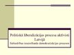 Prezentācija 'Politiskā liberalizācijas procesa aktīvisti Latvijā', 1.