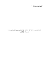 Eseja '"Sveiks, draugs! Ko jaunu tu esi pārdomājis par atmiņām, lasot manu dzeju?" Kārl', 1.