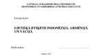 Prezentācija 'Lietišķā etiķete Indonēzijā, Armēnijā un Vācijā', 1.