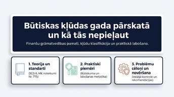 Prezentācija 'Būtiskas kļūdas gada pārskatā', 1.