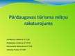 Prezentācija 'Pārdaugavas tūrisma mītņu raksturojums', 1.