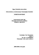 Konspekts 'Strupceļu novēršanas politikas baņķiera algoritms', 1.
