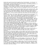 Eseja 'Popularity of Professional Wrestling', 1.