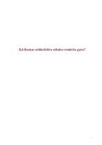 Referāts 'Kā Romas arhitektūra atbalso romiešu garu?', 1.