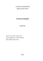 Referāts 'Pārtikas ķīmiķis', 1.