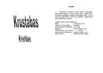 Konspekts 'Krustabas', 1.
