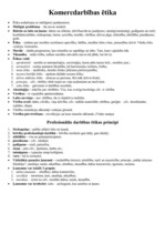 Konspekts 'Komercdarbības ētika', 1.