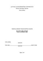 Referāts 'Viesnīcas "Enkurs" finanšu rādītāju analīze', 1.