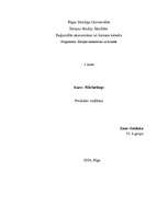 Konspekts 'Produkta vadīšana', 1.