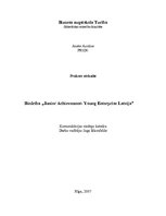 Prakses atskaite 'Prakses atskaite biedrībā "Junior Achievement - Young Enterprise Latvija"', 1.