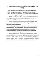 Prakses atskaite 'Prakses atskaite biedrībā "Junior Achievement - Young Enterprise Latvija"', 2.