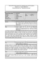 Prakses atskaite 'Sporta medicīna, anamnēze', 1.