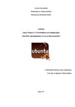 Prezentācija 'Linux Ubuntu 11.10 instalēšana un konfigurācija', 1.