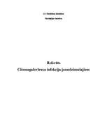 Referāts 'Citomegalovīrusa infekcija jaundzimušajiem', 1.
