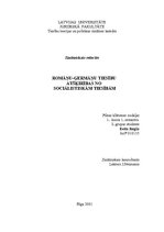 Referāts 'Romāņu - ģermāņu tiesību atšķirības no sociālistiskām tiesībām', 1.