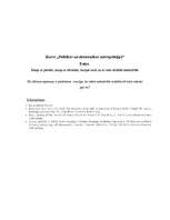 Eseja 'Maiņa ar precēm, maiņa ar dāvanām. Maiņas veidi un to vieta dažādās sabiedrībās', 1.