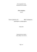 Referāts 'Tūrisma aģentūras "Al Mile" pakalpojumu piedāvājums un pieprasījums', 1.