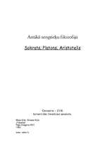 Referāts 'Sokrats, Platons, Aristotelis', 9.