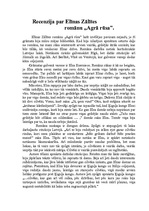 Eseja 'Elīna Zālīte "Agrā rūsa"', 1.