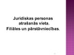 Prezentācija 'Juridiskas personas orgāni, atrašanās vieta, filiāles un pārstāvniecības', 11.