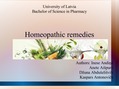 Prezentācija 'Homeopathic Remedies', 1.