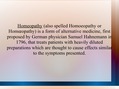 Prezentācija 'Homeopathic Remedies', 2.