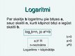 Prezentācija 'Logaritmi un pamatidentitāte', 2.