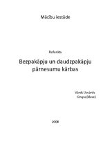 Referāts 'Bezpakāpju un daudzpakāpju pārnesumu kārbas', 1.