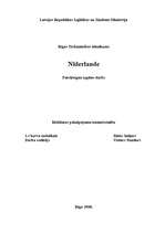 Referāts 'Nīderlande', 1.