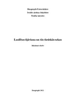 Diplomdarbs 'Laulības šķiršana un tās tiesiskās sekas', 1.