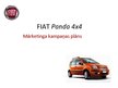 Prezentācija 'Mārketinga kampaņas plāns. Fiat Panda', 1.