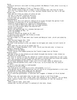 Konspekts 'The Five Major Battles', 1.