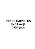 Referāts 'Cenu līmenis un IKP Latvijā 2005.gadā', 1.