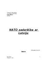 Referāts 'NATO sadarbība ar Latviju', 1.