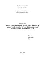 Paraugs 'Rāmja aprēķins, ievērtējot ass spēka ietekmi uz lieces deformācijām un sagrūšana', 1.